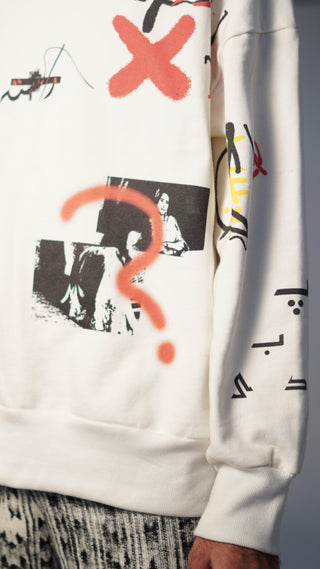 “SUBLIMINAL” Heavyweight Graffiti Sweatshirt - Rastah